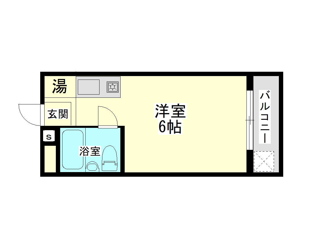 神栄ハイツの間取り