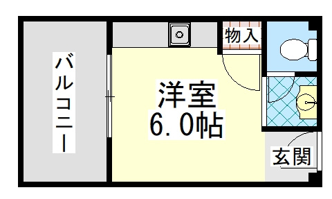 プチシャトー徳井の間取り