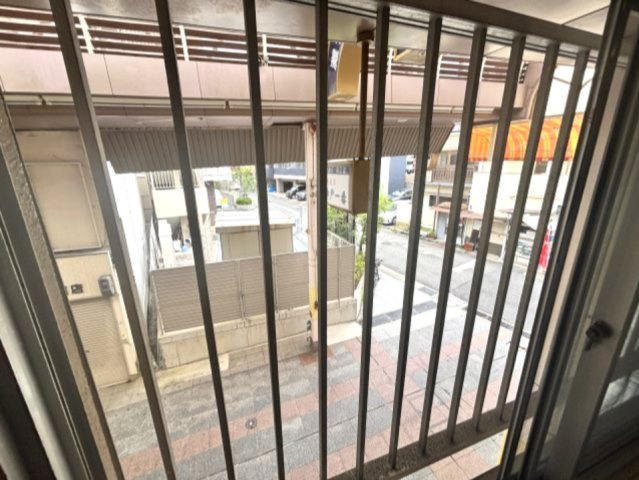 成和コーポのバルコニー