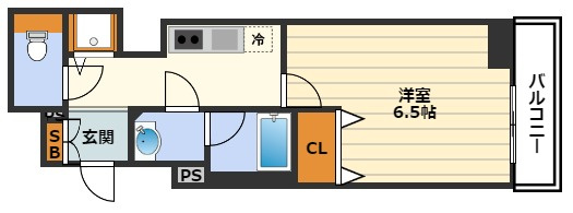 アジリア天満橋の間取り