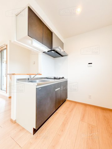 アリエス久留米東のキッチン|2口コンロのシステムキッチンです♪