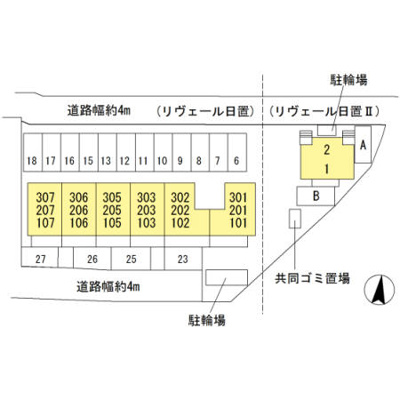【区画図】 | リヴェール日置