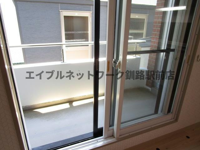 栄ハイツのバルコニー