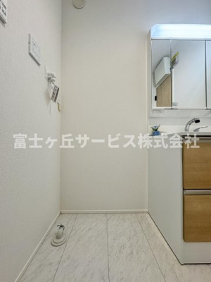 【ランドリースペース】 | 藤枝市下藪田 新築一戸建て 1号棟 | 洗濯機置き場です