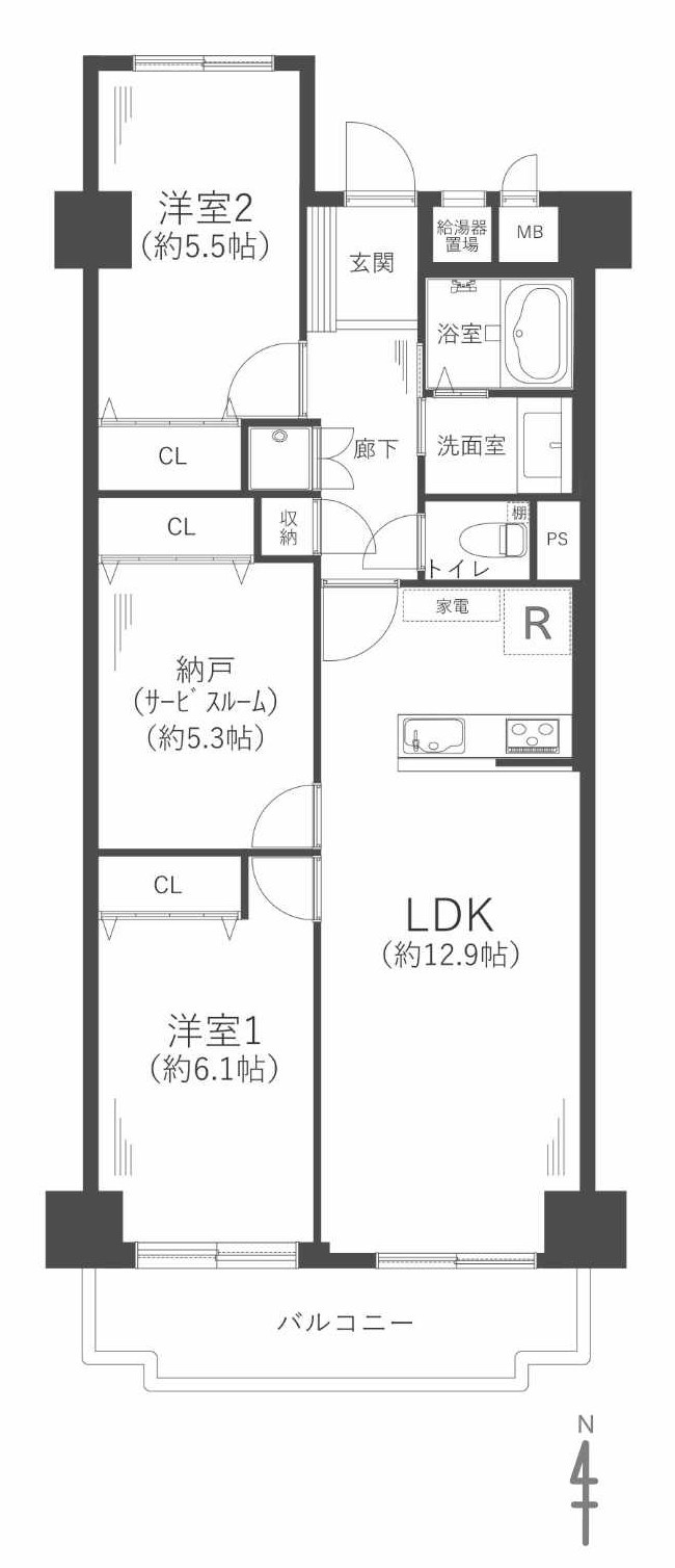 サンハイツ逆瀬川A棟