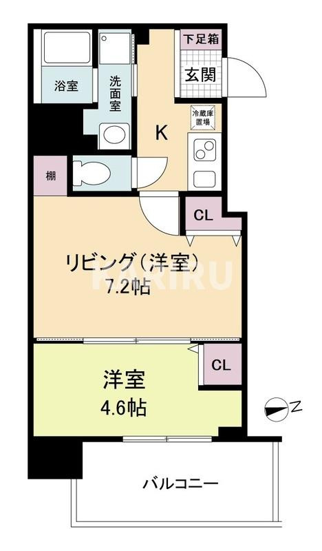 ヴィラ・セレーノ玉造本町の間取り