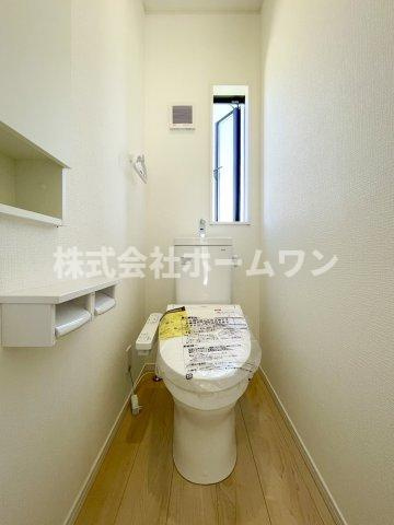 武蔵村山市中原　新築戸建のトイレ|シンプルで使いやすいトイレです