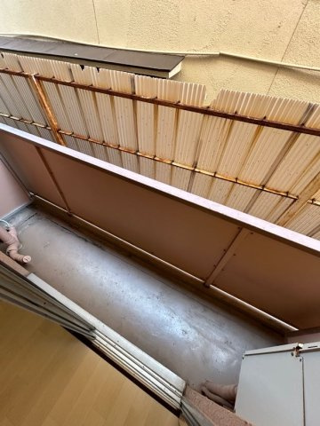 東須磨グリーンハイツのバルコニー