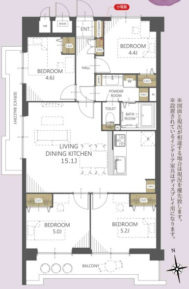 【間取り】 | コープ野村養福寺☆仲介手数料半額☆