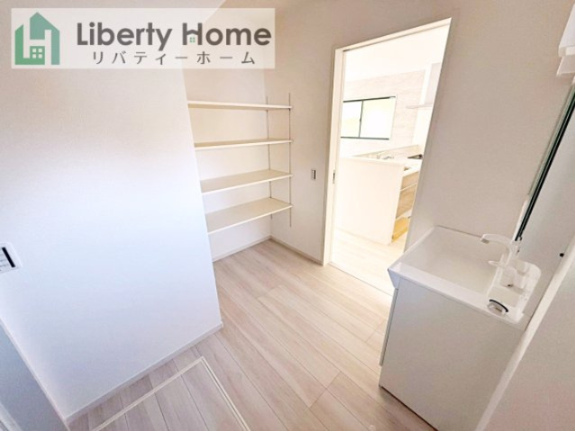 守谷市薬師台9期　新築戸建の脱衣所