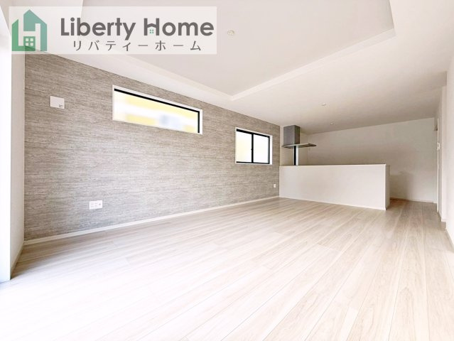 守谷市薬師台9期　新築戸建の居間・リビング