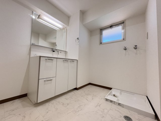 万葉ハイツ舞子の独立洗面台