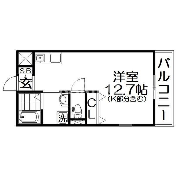 ノースキャッスルの間取り