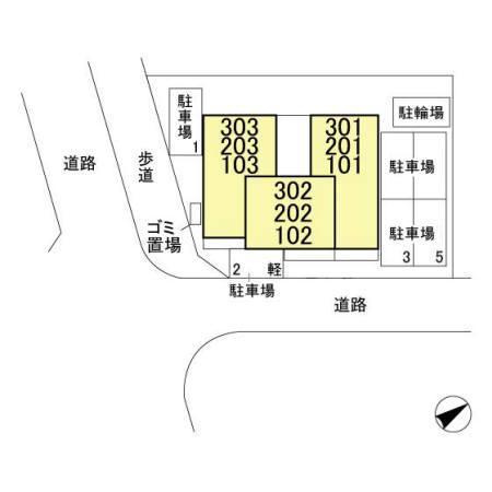 アステールピュールMの区画図