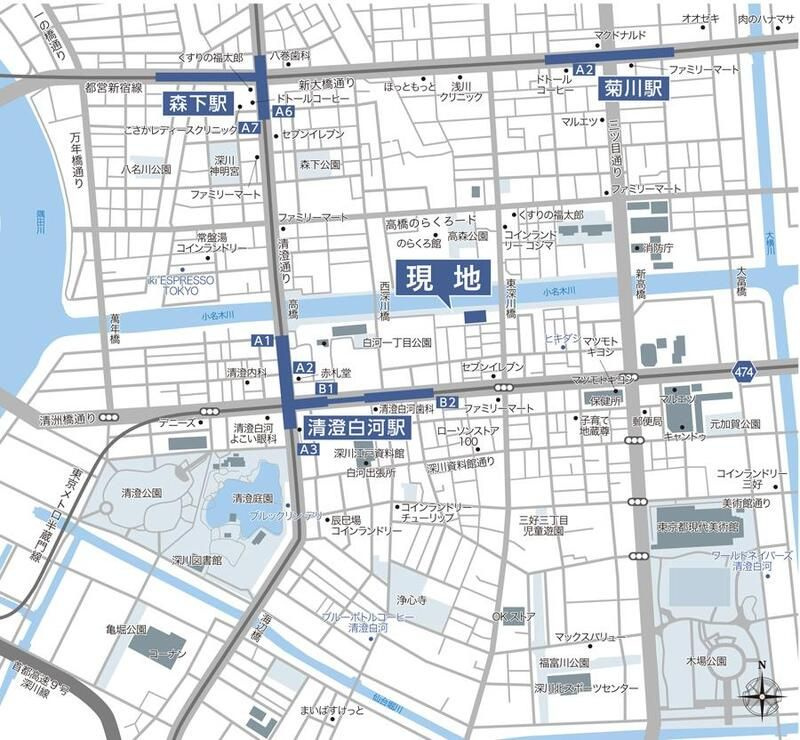 ルフォンプログレ清澄白河プレミアの地図