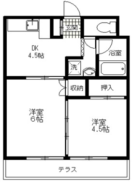 パレットハウスの間取り