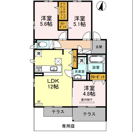 EMINENCE B棟の間取り