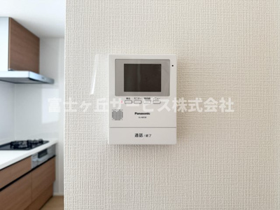 【セキュリティ】 | 静岡市清水区有東坂2丁目 新築一戸建て 2号棟 | 来客の際、顔が見えて安心です