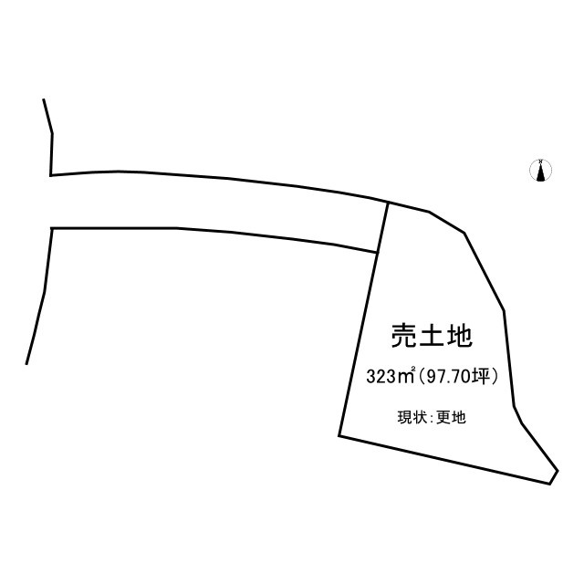村角町橘尊の土地図