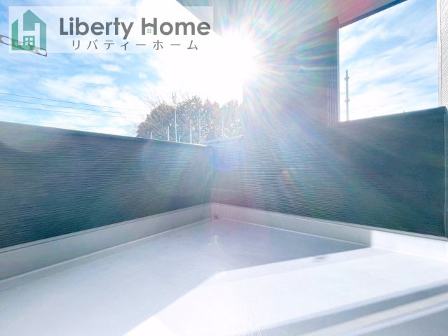 古河市東諸川第2　新築戸建のバルコニー