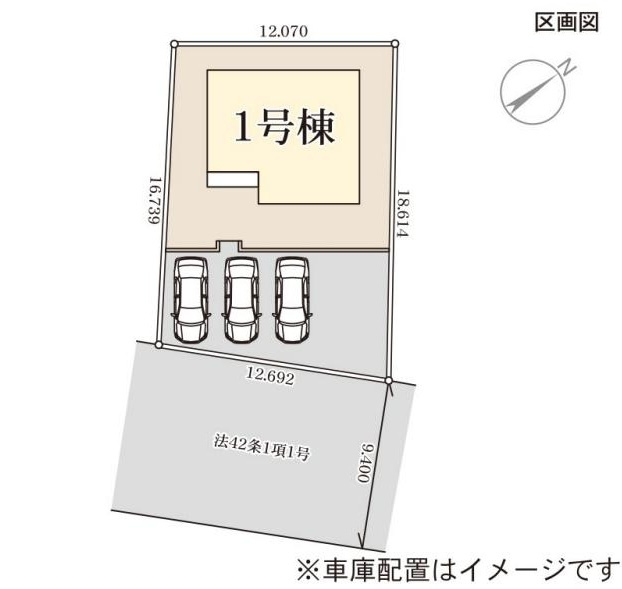 古河市東諸川第2　新築戸建の区画図