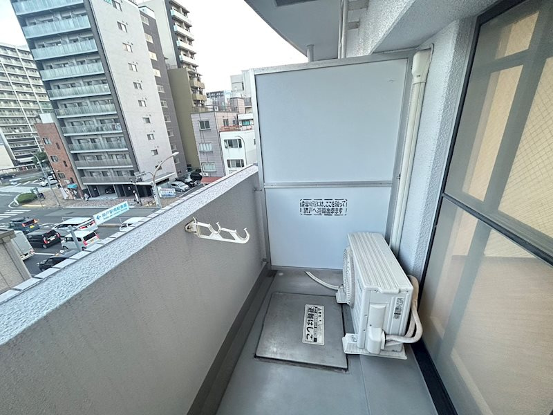 神戸多聞マンションのバルコニー