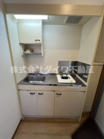ルーミングハウスのキッチン