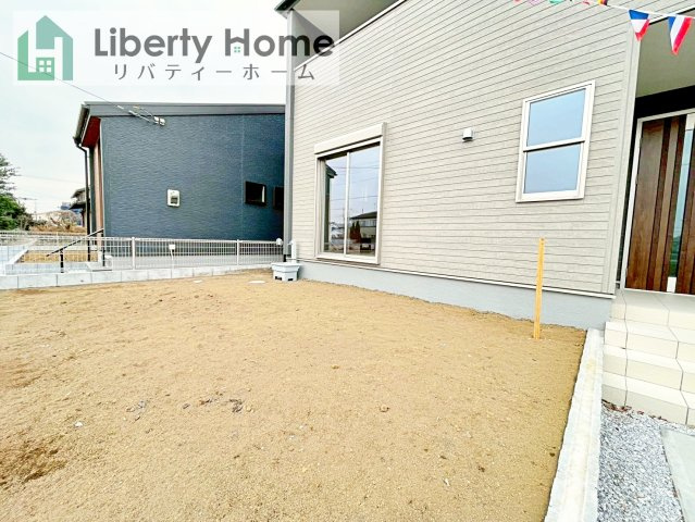 八千代町東原　新築戸建　2号棟の庭