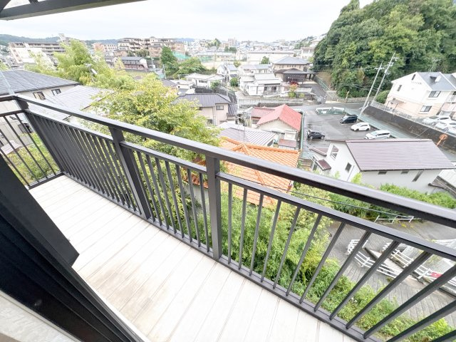 俵口戸建貸家のバルコニー