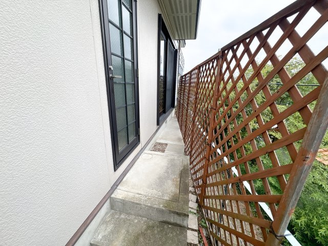 俵口戸建貸家の庭