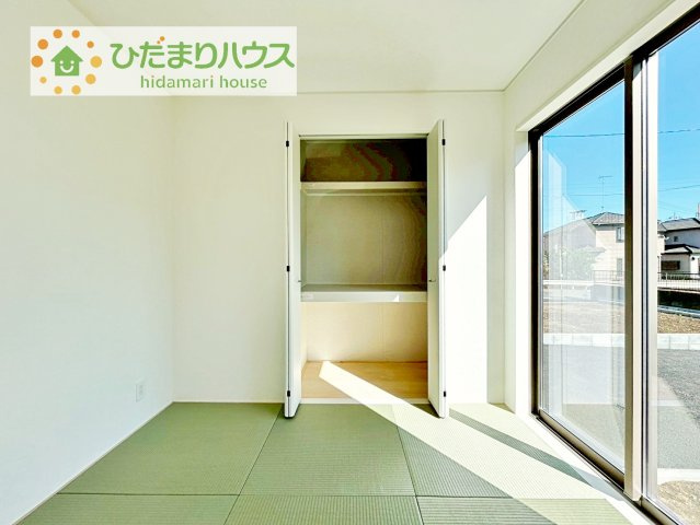 【収納】 | 常総市山口第2　新築戸建　2号棟 | 和室にも大容量のクローゼット完備！
お布団やお子様のおもちゃなどがスッキリ収納できますね(^^♪