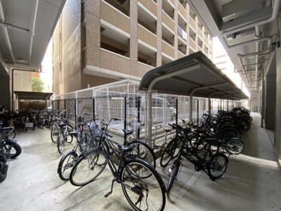 【その他共用部分】 | ルクレ難波 | ルクレ難波　駐輪場