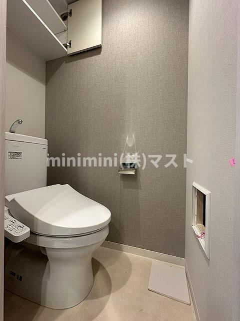 大阪市中央区常盤町２丁目の賃貸マンションのトイレ