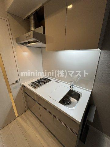 大阪市中央区常盤町２丁目の賃貸マンションのキッチン