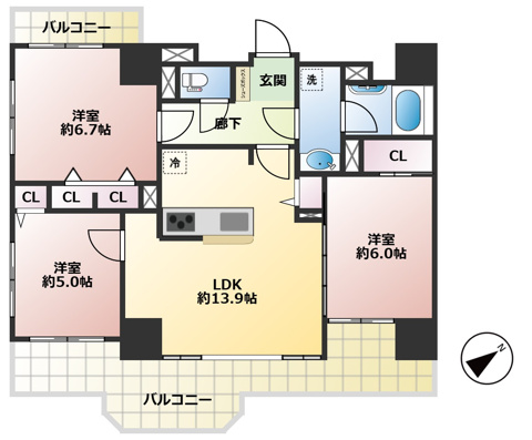 ダイアパレス横須賀中央の画像