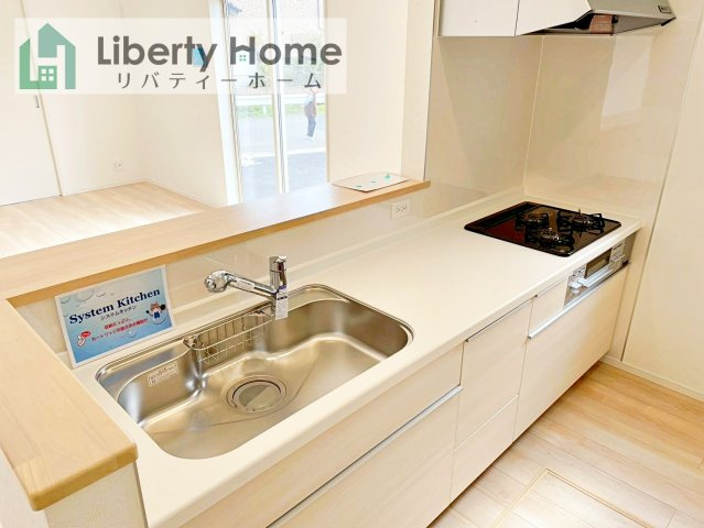 常総市山口第2　新築戸建　1号棟のキッチン