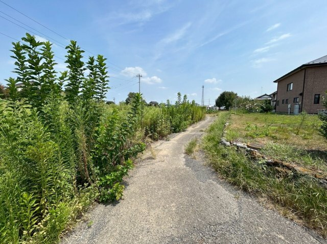 売土地　足利市川崎町の前面道路含む現地写真|前面道路含む現地写真です