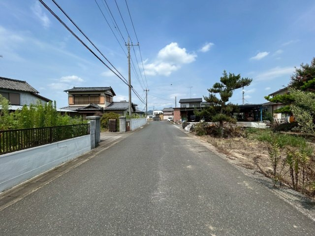売土地　足利市川崎町の前面道路含む現地写真|前面道路含む現地写真です