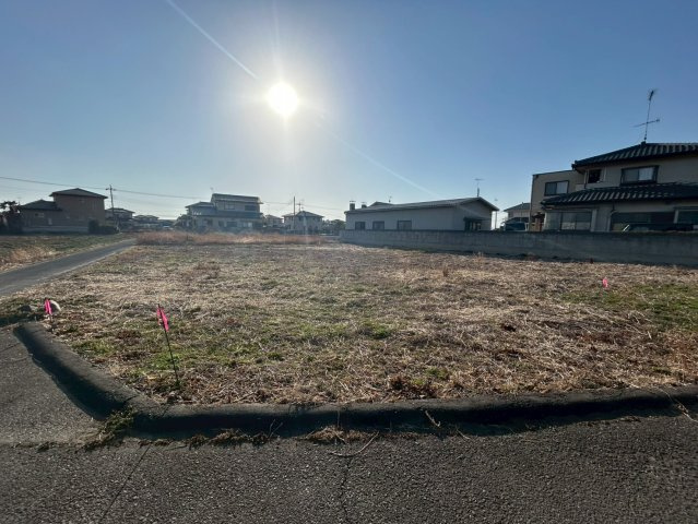 売土地　足利市川崎町の外観|前面道路含む現地写真です