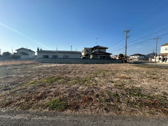 売土地　足利市川崎町の外観|前面道路含む現地写真です