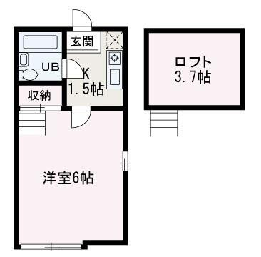和光市丸山台２丁目のアパートの画像