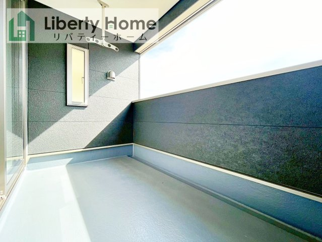 常総市山口第2　新築戸建　2号棟のバルコニー