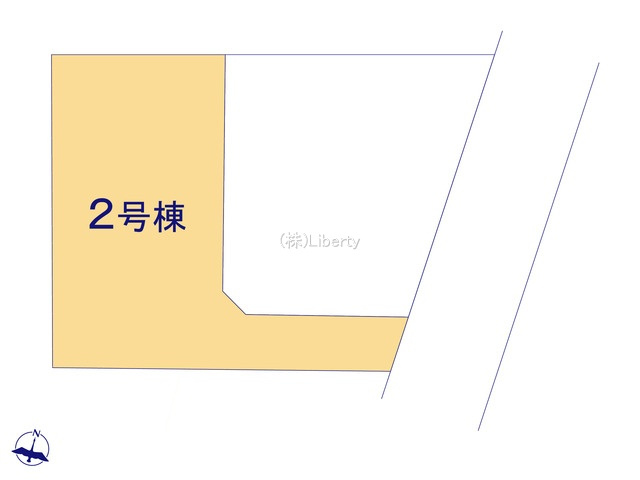 常総市山口第2　新築戸建　2号棟の区画図
