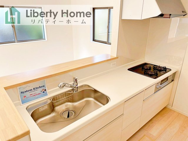 常総市山口第2　新築戸建　2号棟のキッチン