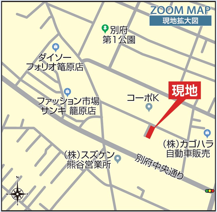 新築戸建・建売　熊谷市別府2丁目　別府小・別府中の地図