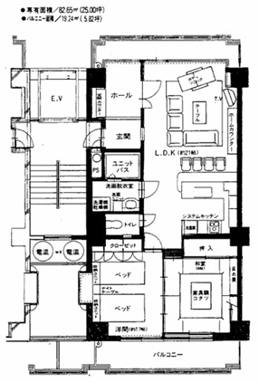 ロイヤルマンション伊豆長岡第２期の間取り