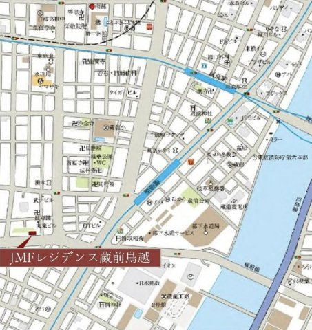 ＪＭＦレジデンス蔵前鳥越の地図