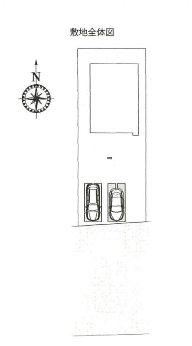 結城市川木谷 第1期 全8棟の区画図|〇7号棟〇