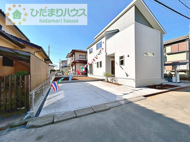 【駐車場】 | つくば市緑が丘第1期　新築戸建 | マイホームなら駐車場代がかかりません！しかも、自宅の駐車場で洗車ができます！今までコイン洗車に行っていた手間も省けて、節約にもつながります(^^♪