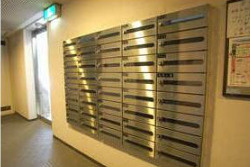 エスタ梅ヶ丘のロビー